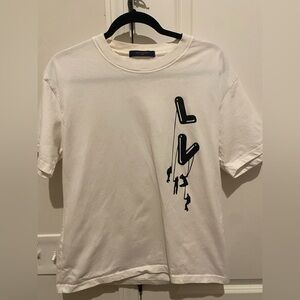 LOUIS VUITTON x VIRGIL ABLOH Floating Logo Deconstructed T Shirt Mens M
